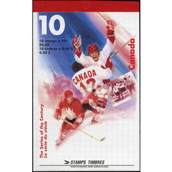 canada stamp bk booklets bk201 the series of the century 1997