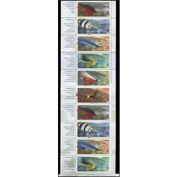 canada stamp bk booklets bk207 fishing flies 1998
