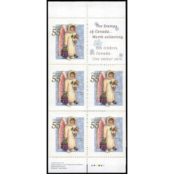 canada stamp bk booklets bk223 angel with toys 1999