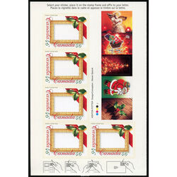 canada stamp bk booklets bk232 booklet christmas picture frame 2000