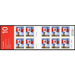 canada stamp bk booklets bk236 flag over inukshuk 2000