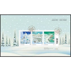 canada stamp 3403 fdc holiday winter scenes 4 93 2023