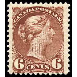 canada stamp 43 queen victoria 6 1888 M VF 032