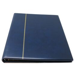 used safe binder with stock sheets