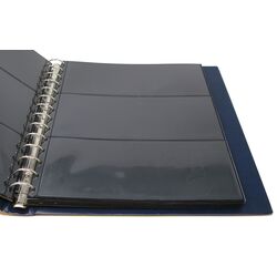 used safe binder with stock sheets