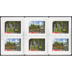 canada stamp bk booklets bk585 unesco world heritage sites in canada 2014