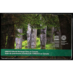 canada stamp bk booklets bk585 unesco world heritage sites in canada 2014