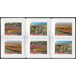 canada stamp bk booklets bk584 unesco world heritage sites in canada 2014