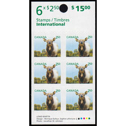 canada stamp bk booklets bk577 wapiti 2014