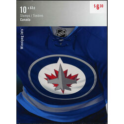 canada stamp bk booklets bk553 winnipeg jets 2013