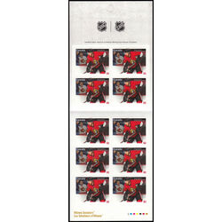 canada stamp bk booklets bk551 ottawa senators 2013