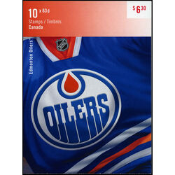 canada stamp bk booklets bk550 edmonton oilers 2013