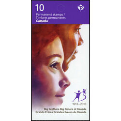 canada stamp bk booklets bk539 boy and girl 2013