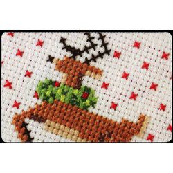 canada stamp 2690a cross stitched reindeer 2013