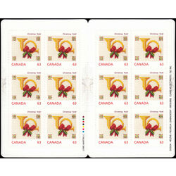 canada stamp bk booklets bk564 cross stitched horn 2013
