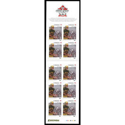 canada stamp bk booklets bk501 edmonton eskimos tom wilkinson 1943 five in a row 2012