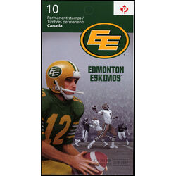 canada stamp bk booklets bk501 edmonton eskimos tom wilkinson 1943 five in a row 2012