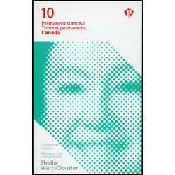 canada stamp bk booklets bk492 sheila watt cloutier 2012