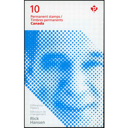 canada stamp bk booklets bk491 rick hansen 2012
