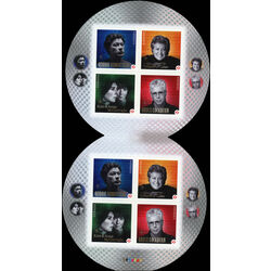 canada stamp bk booklets bk463 canadian recording artists 2011