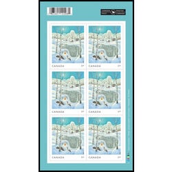 canada stamp 3406a holiday winter scenes 2023