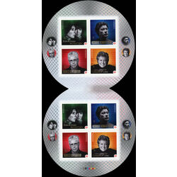 canada stamp bk booklets bk461 canadian recording artists 2011