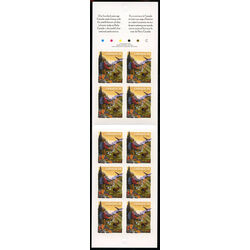 canada stamp bk booklets bk455 montage of images representing national parks 2011