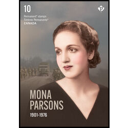 canada stamp 3409a mona parsons 2023