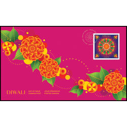 canada stamp 3410 fdc diwali 2023