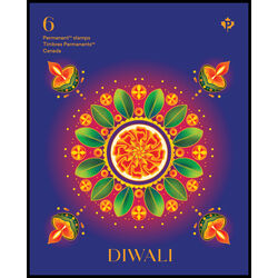 canada stamp 3410a diwali 2023