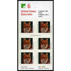canada stamp 1879a red fox 2000