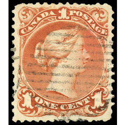 canada stamp 22 queen victoria 1 1868 U VF 029