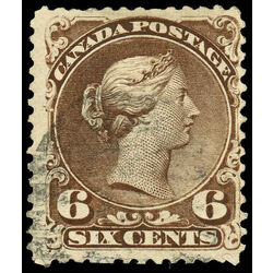 canada stamp 27iii queen victoria 6 1868 U F 007