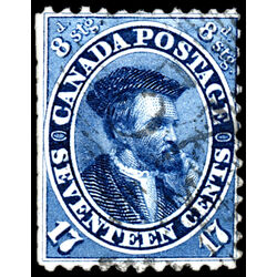 canada stamp 19 jacques cartier 17 1859 U F 071