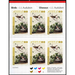 canada stamp bk booklets bk292 lincoln s sparrow 2004