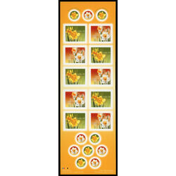 canada stamp bk booklets bk308 daffodils 2005