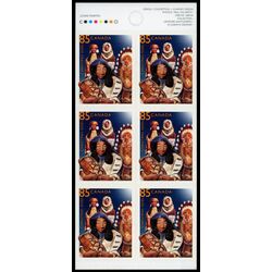 canada stamp bk booklets bk315 aborignal mother and child 2005