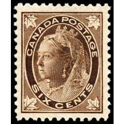canada stamp 71 queen victoria 6 1897 M VFNH 036