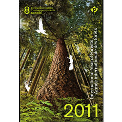 canada stamp bk booklets bk452 international year of forests 2011
