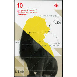 canada stamp bk booklets bk495 leo the lion 2012