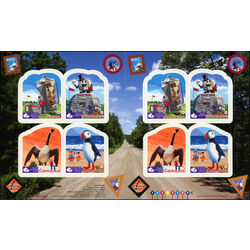 canada stamp bk booklets bk432 roadside attractions 2 2010
