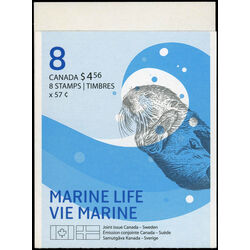 canada stamp bk booklets bk429 marine life 2010