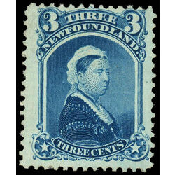 newfoundland stamp 34 queen victoria 3 1873 M F 014