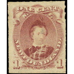 newfoundland stamp 37 edward prince of wales 1 1877 M VF 016