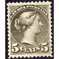 canada stamp 38i queen victoria 5 1870