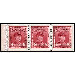 canada stamp 254b king george vi in army uniform 1943