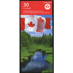 canada stamp bk booklets bk342a permanent booklets flags 2007