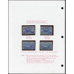 canada air mail set c1 9 and ce1 4
