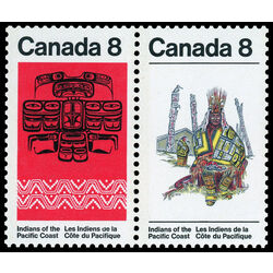 canada stamp 573ai pacific coast indians 1974