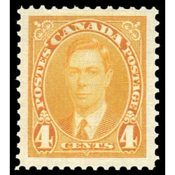 canada stamp 234 king george vi 4 1937